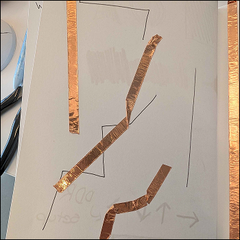 Trying to tape on the lines was a failed mission since it would result in me having to constantly cut new pieces of tape, which resulted in more resources being consumed and I didn't enjoy how clunky it was or how rigid the layouts were.