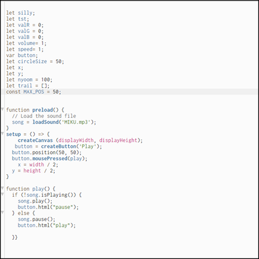 More code. The functions list kept growing as I kept playing around with different features.