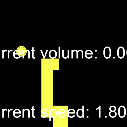 One of the features I did for test code was playing around with volume and speed of music or any audio implemented, depending on the keys pressed, it would change the value of the audio, resulting in a changed audio that can become somewhat distorted.