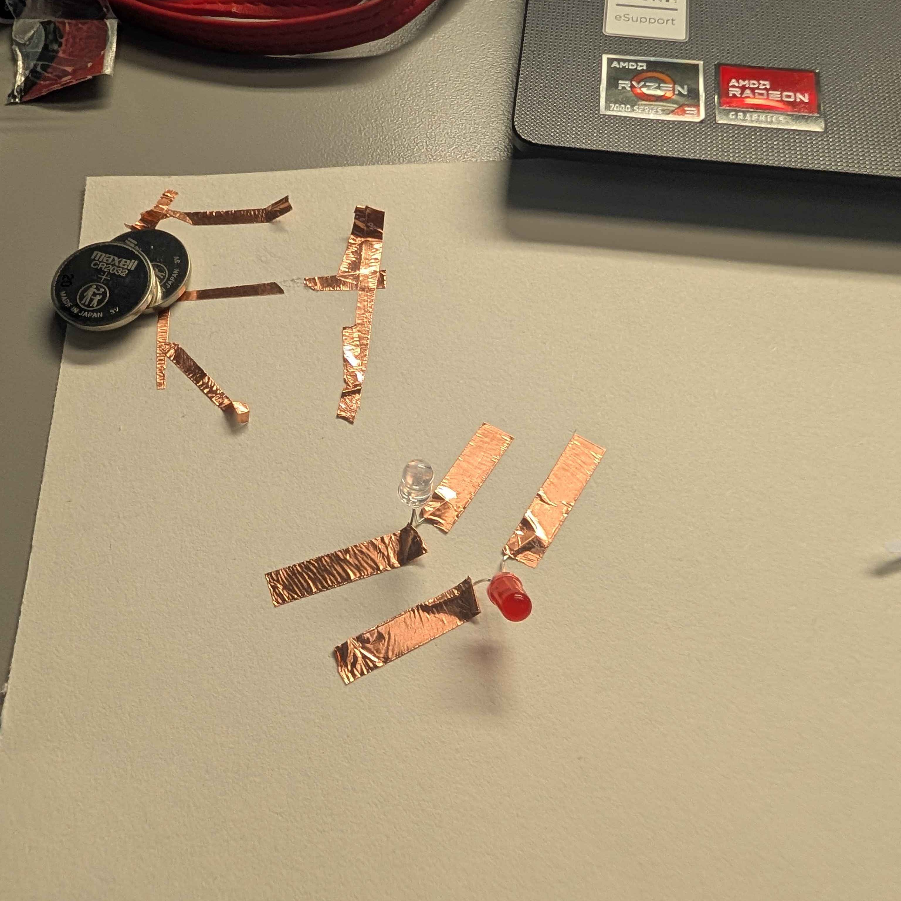 Taping together a circut without a strong understanding on how this works.