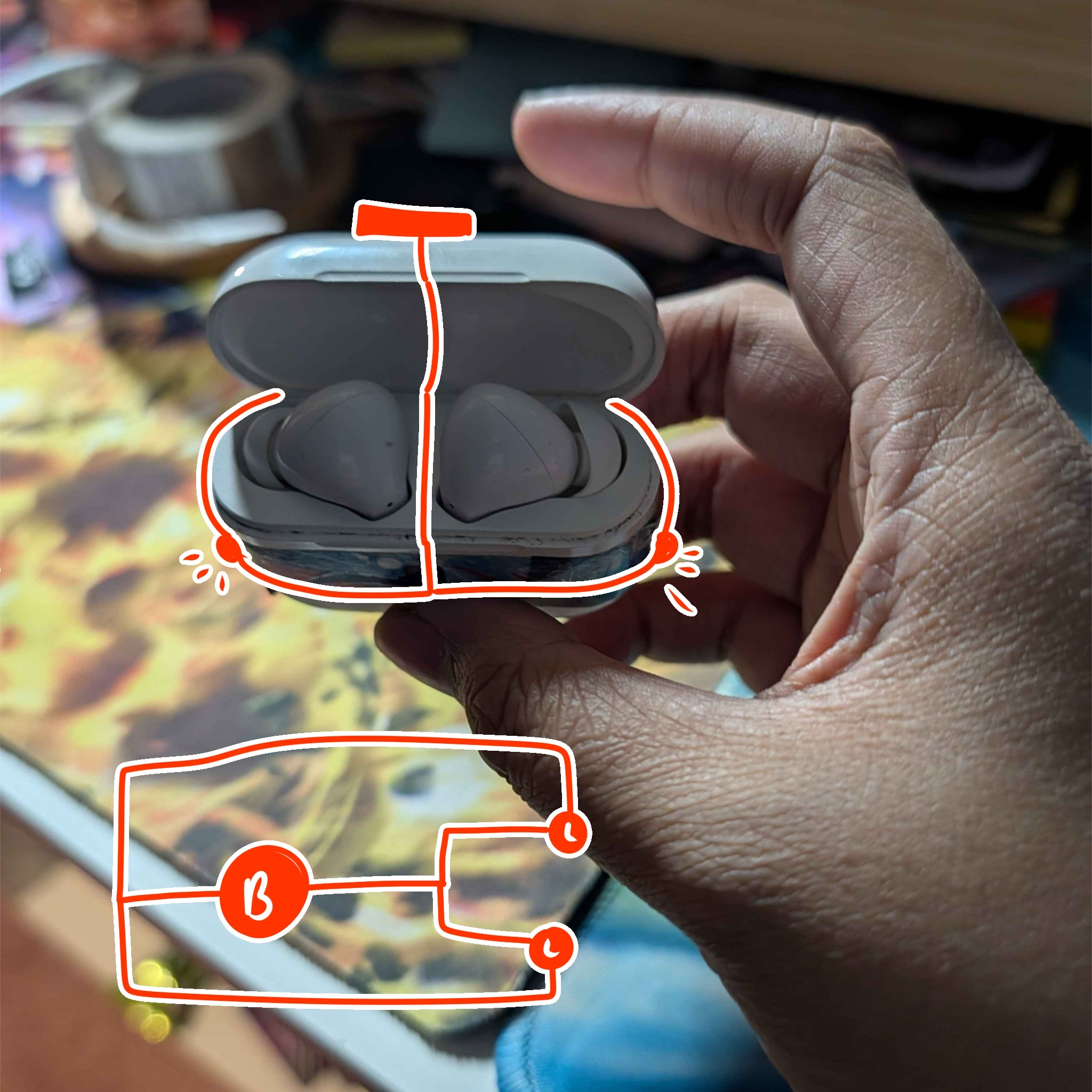 Having the lights or noise trigger when the case is closed could help someone keep easy track with them.